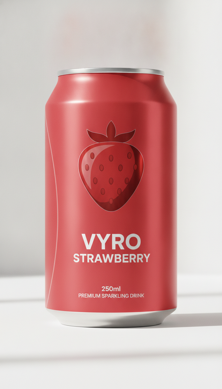 Strawberry Sport Can